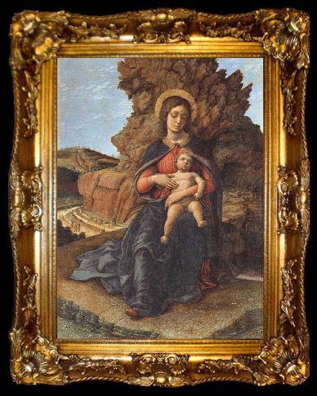 framed  Andrea Mantegna Madonna and Child, ta009-2